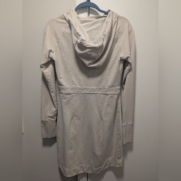 Athleta Heathered Sans Power Down Long Sleeve Dress Size Small - Picture 3 of 6